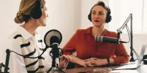 Interview für einen Podcast