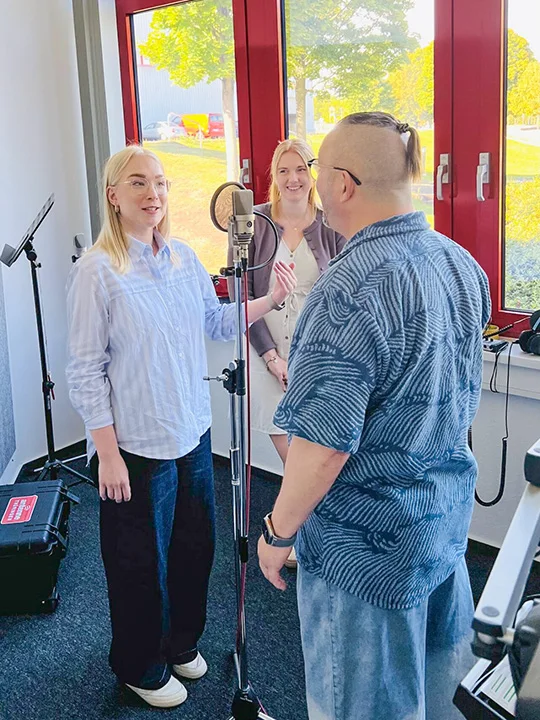 Aufnahme in der Audiofabrik