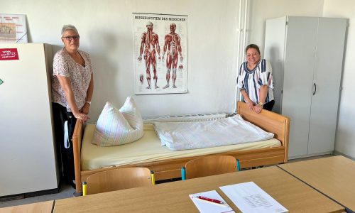 Mitarbeiterinnen in Oschersleben freuen sich über renovierten Unterrichtsraum
